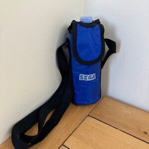 SEGA Water Bottle Holder Tote Vintage Nylon Insulated Sport Bag Adjustable Strap